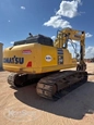 Back of used Komatsu Excavator